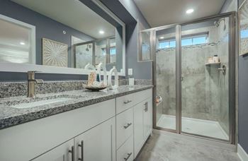 EVOLV at Stonehaven in White Plains, Maryland Model Bathroom
